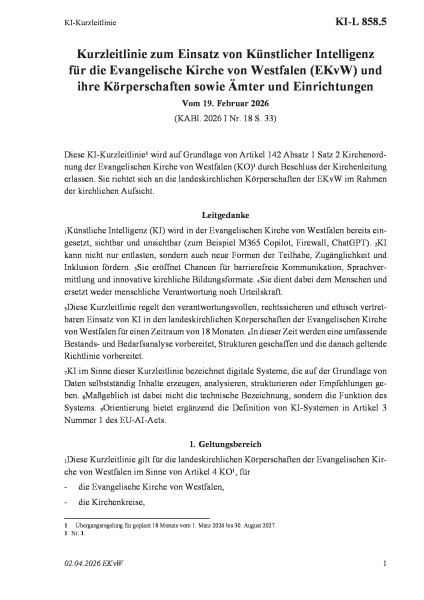 858.5 KI-Kurzleitlinie