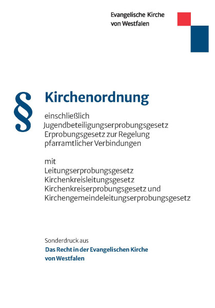 Kirchenordnung (KO) der Evangelischen Kirche von Westfalen